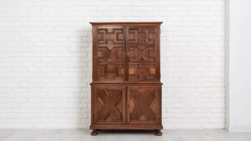 Pamono Walnut Bar Cabinet by Muebles Casas, 1966