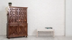 Pamono Walnut Bar Cabinet by Muebles Casas, 1966