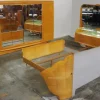 Pamono Walnut Burl Bedroom Set by Osvaldo Borsani, 1950s, Set of 3 Discount