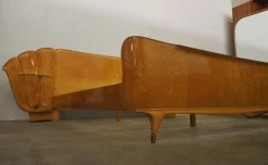 Pamono Walnut Burl Bedroom Set by Osvaldo Borsani, 1950s, Set of 3 Discount