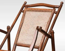 Pamono Walnut Framed Folding Steamer Deck Chair, 1890s Sale