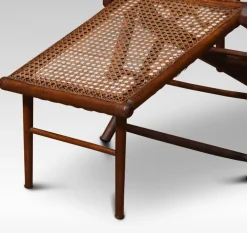 Pamono Walnut Framed Folding Steamer Deck Chair, 1890s Sale