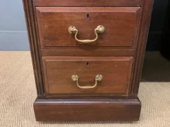 Pamono Walnut Partners Pedestal Desk by Maple & Co., 1900 Discount