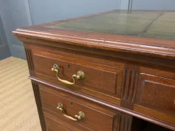 Pamono Walnut Partners Pedestal Desk by Maple & Co., 1900 Discount