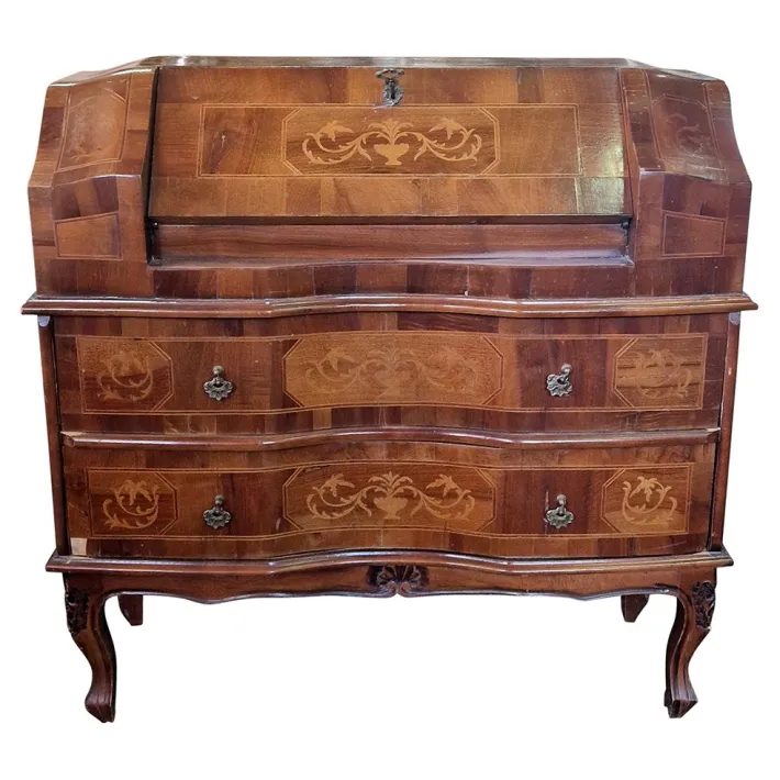 Pamono Walnut Secretaire, Italy, 1980s Discount