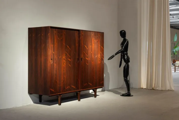 Pamono Wardobe attributed to Gianfranco Frattini for Bernini, Italy, 1957 New