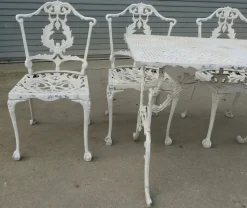 Pamono Weathered Metal Garden Set, 1970s, Set of 5 Discount