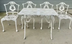 Pamono Weathered Metal Garden Set, 1970s, Set of 5 Discount
