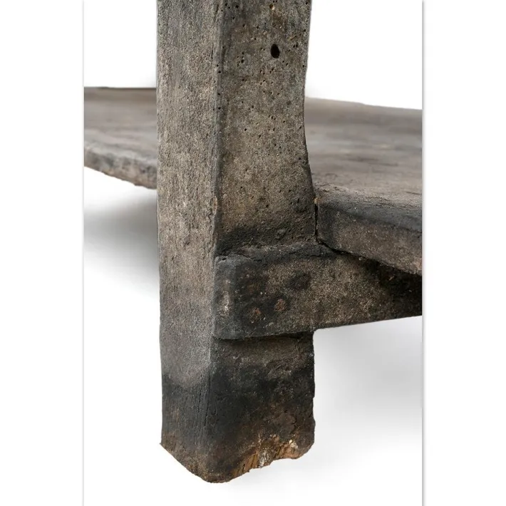 Pamono Weathered Solid Wood Worktable Discount
