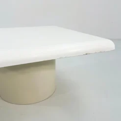 Pamono White Ara Coffee Table by Vico Magistretti for Artemide, 1960s Discount