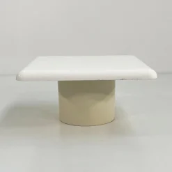 Pamono White Ara Coffee Table by Vico Magistretti for Artemide, 1960s Discount