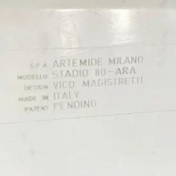Pamono White Ara Coffee Table by Vico Magistretti for Artemide, 1960s Discount