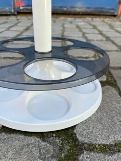 Pamono White Bottle Holder Side Table from Flair Holland Online