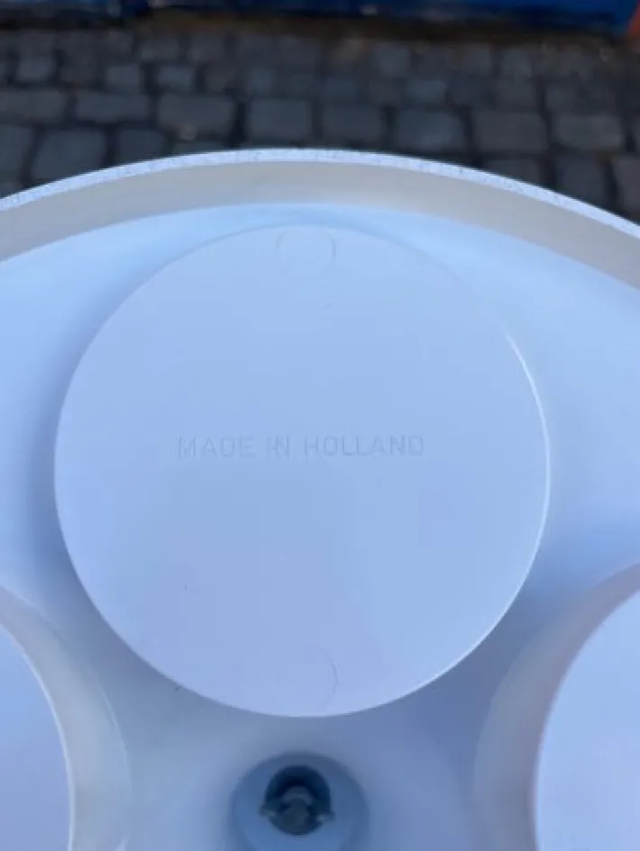 Pamono White Bottle Holder Side Table from Flair Holland Online