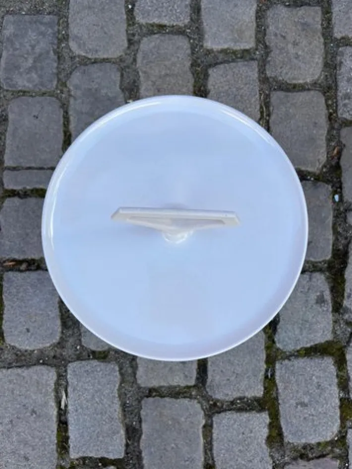 Pamono White Bottle Holder Side Table from Flair Holland Online