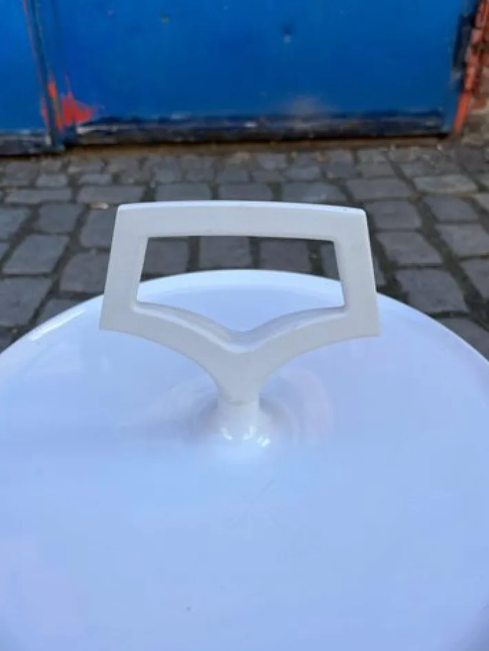 Pamono White Bottle Holder Side Table from Flair Holland Online