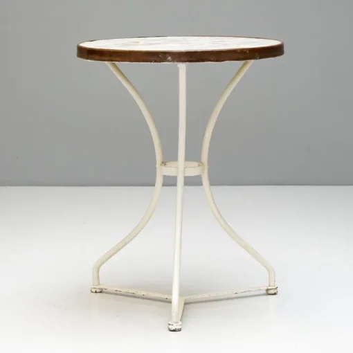 Pamono White Garden Table, 1890s Best