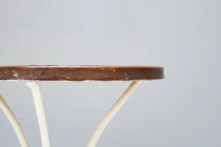Pamono White Garden Table, 1890s Best