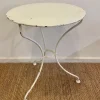 Pamono White Iron Pedestal Table Online
