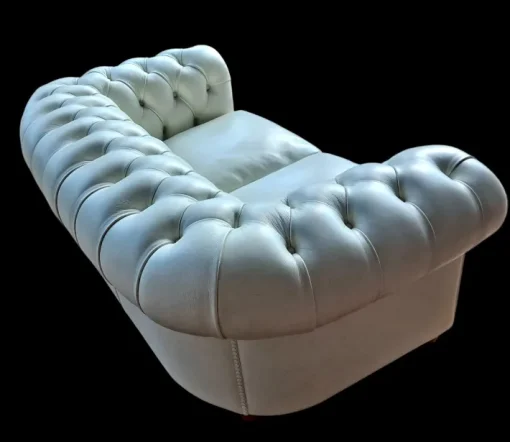 Pamono White Leather Sofa, 2000s Online