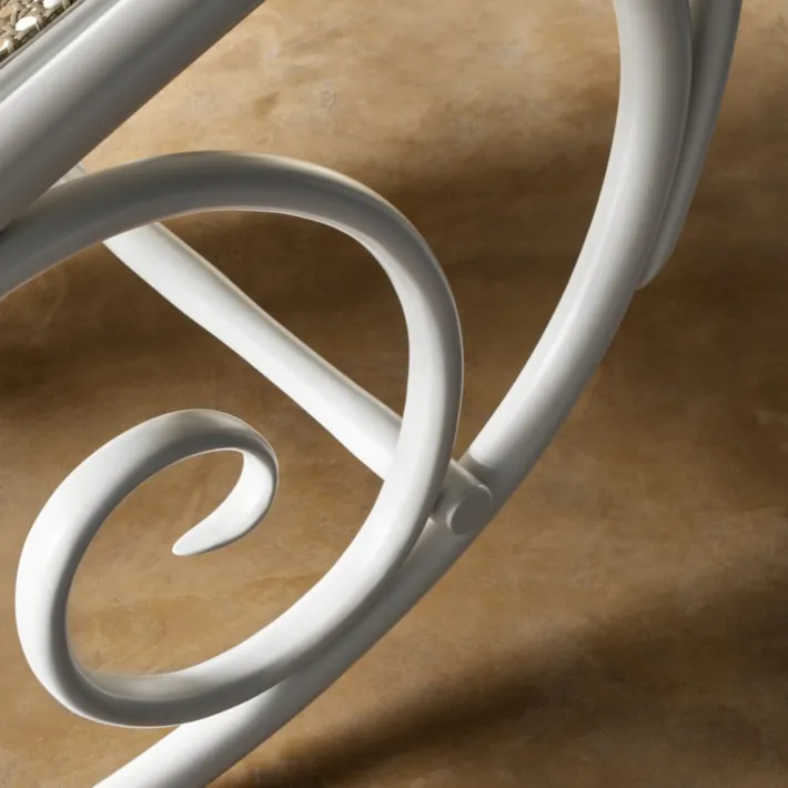 Pamono White Rocking Chair Outlet