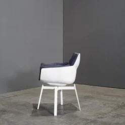 Pamono White Swivel Husk Chair by Patricia Urquiola for B&B Italia, 2010s New