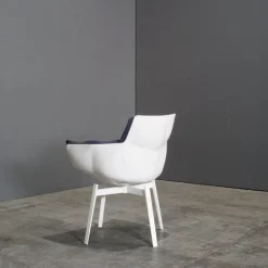 Pamono White Swivel Husk Chair by Patricia Urquiola for B&B Italia, 2010s New