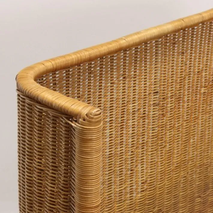 Pamono Wicker Single Bed, 1970s Best