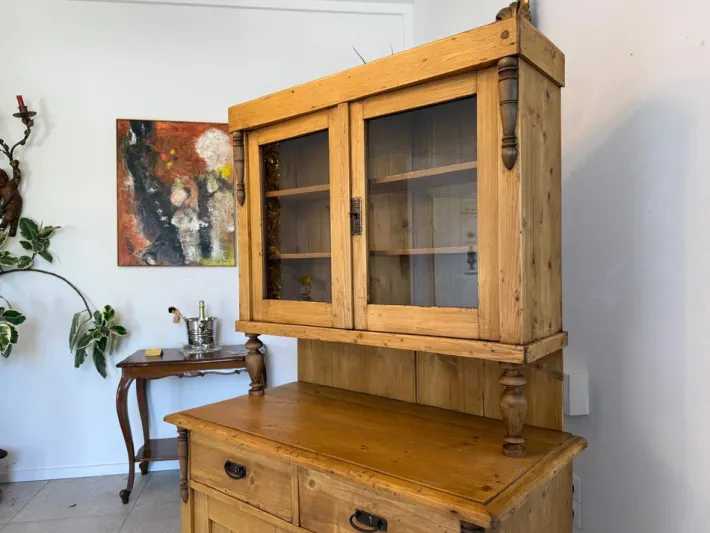 Pamono Wilhelminian Cupboard in Spruce Hot