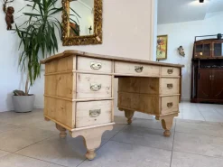 Pamono Wilhelminian Style Desk in Natural Wood