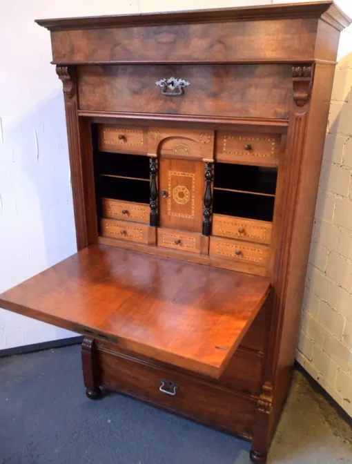 Pamono Wilhelminian Style Secretary, 1880 Sale