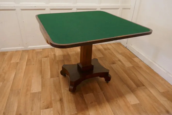 Pamono William IV Folding Games Table, 1820s Outlet