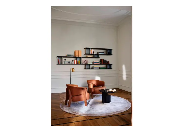Pamono Wood and Aluminium Nuage À Plots Shelf by Charlotte Perriand for Cassina Sale