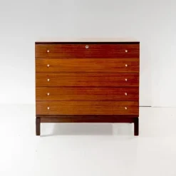 Pamono Wood Chest of Drawers by Ennio Fazzoli for MIM Roma, Italy, 1960s Outlet