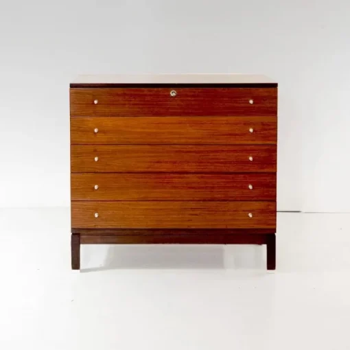 Pamono Wood Chest of Drawers by Ennio Fazzoli for MIM Roma, Italy, 1960s Outlet