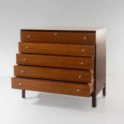 Pamono Wood Chest of Drawers by Ennio Fazzoli for MIM Roma, Italy, 1960s Outlet