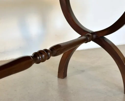 Pamono Wooden and Mirror Coffee Tables, 1960s, Set of 2