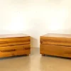 Pamono Wooden Bedside Tables by Mario Marenco for Mobilgirgi, 1980s, Set of 2 Clearance
