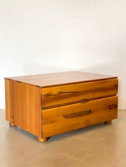Pamono Wooden Bedside Tables by Mario Marenco for Mobilgirgi, 1980s, Set of 2 Clearance