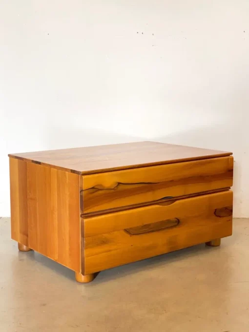 Pamono Wooden Bedside Tables by Mario Marenco for Mobilgirgi, 1980s, Set of 2 Clearance