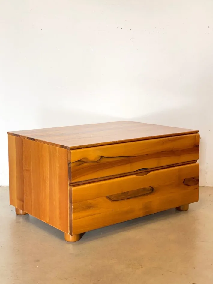 Pamono Wooden Bedside Tables by Mario Marenco for Mobilgirgi, 1980s, Set of 2 Clearance