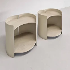 Pamono Wooden Bedside Tables by K. Takahama for Gavina, 1960s, Set of 2 Sale