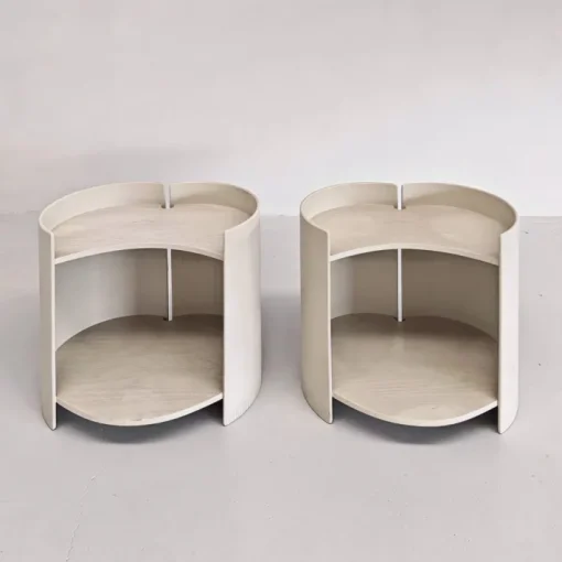 Pamono Wooden Bedside Tables by K. Takahama for Gavina, 1960s, Set of 2 Sale