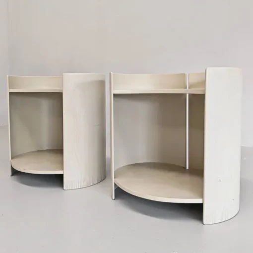 Pamono Wooden Bedside Tables by K. Takahama for Gavina, 1960s, Set of 2 Sale