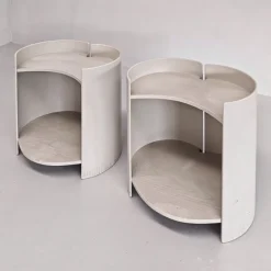 Pamono Wooden Bedside Tables by K. Takahama for Gavina, 1960s, Set of 2 Sale
