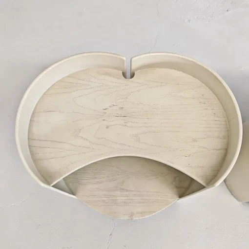 Pamono Wooden Bedside Tables by K. Takahama for Gavina, 1960s, Set of 2 Sale
