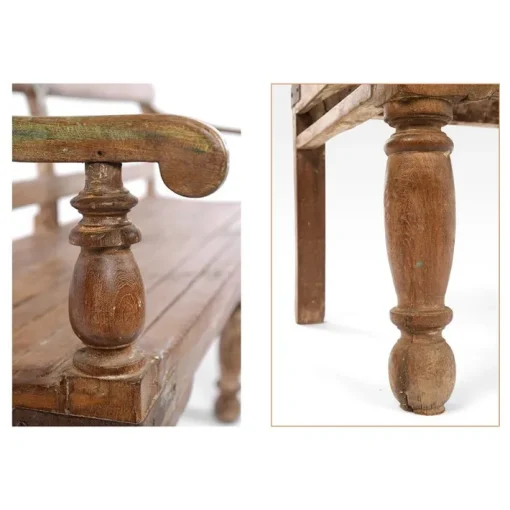 Pamono Wooden Bench Sale