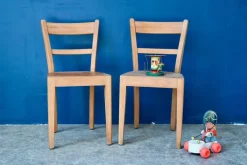 Pamono Wooden Children's Bistro Chair, 1950s Clearance