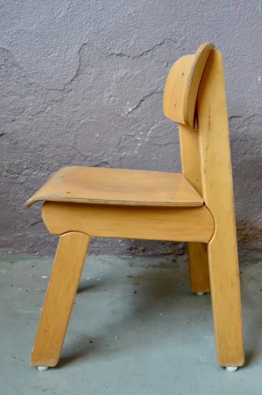 Pamono Wooden Childrens Chair, 1960s Clearance