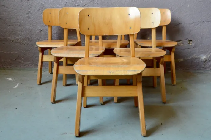Pamono Wooden Childrens Chair, 1960s Clearance